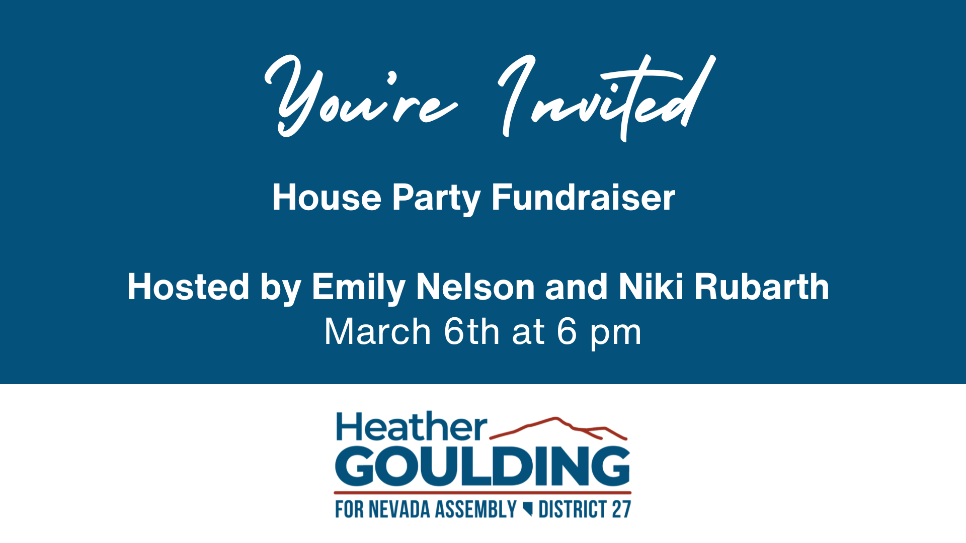 House Party Hosted by Emily Nelson and Niki Rubarth - Assembly District ...